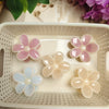 Floral Hair Claw Combo - Set of 6 Mixed Design Clips