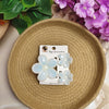 Premium Glossy Flower Hair Claw Set (3 Pieces) | Cute Floral Clutcher Combo
