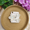 Premium Glossy Flower Hair Claw Set (3 Pieces) | Cute Floral Clutcher Combo
