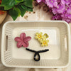 Flower Claw Clip Combo Set - Pack of 3