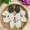 Premium Printed Bow Hair Pin (One Piece) | Elegant Floral Bow Clip