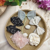 Premium Designer Hair Pins Combo Set of 5 | Elegant Bow & Floral Hair Clips