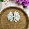Premium Printed Bow Hair Pin (One Piece) | Elegant Floral Bow Clip