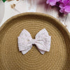 Premium Printed Bow Hair Pin (One Piece) | Elegant Floral Bow Clip