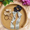 Bow Ribbon Scrunchie Combo Set – Pack of 4