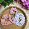 Pastel Bloom Scrunchie Combo Set – Pack of 3
