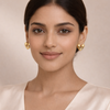 Gold Heart Stud Earrings for Women – Anti-Tarnish Gold